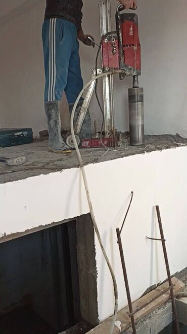 Beton işləri: Beton kesen kəsən karotçu - Beton kəsmə deşmə və daşınması - Beton — 16