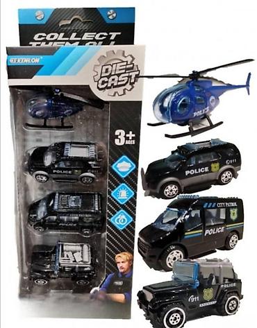 bata patike: Metalni policijski set 4 u 1 igračke. metalni policijski set 4 u 1 — 1