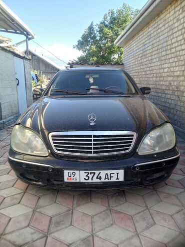 спринтер 4 на 4: Mercedes-Benz S-Class: 2001 г., 4.3 л, Автомат, Газ, Седан