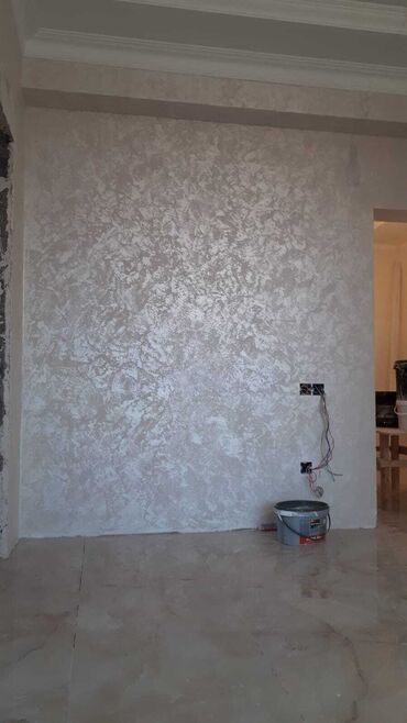 Maye divar kağızları: Dekorativ divar örtüyü – “Günəş şüası” effektli venesian/metallic — 2