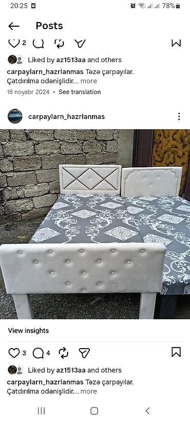 Çarpayılar: Yeni, Təknəfərlik çarpayı, Bazasız, Matrassız, Siyirməsiz, Azərbaycan -da lalafo.az — 10 Çarpayılar: Yeni, Təknəfərlik çarpayı, Bazasız, Matrassız, Siyirməsiz, Azərbaycan — 10