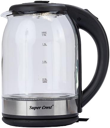 №: 4887 Məhsulun adı: Elektrik çaydan Super Crest SCT-4031, 2 L, qara lalafo.az -da №: 4887 Məhsulun adı: Elektrik çaydan Super Crest SCT-4031, 2 L, qara