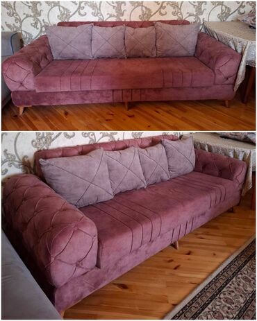 Masa və oturacaq dəstləri: Divan, İşlənmiş, Açılan, Bazalı