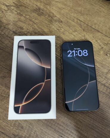 Apple iPhone: IPhone 16 Pro Max, 512 GB, Desert Titanium, Face ID, Zəmanət, Sənədlərlə — 4