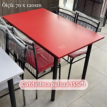 kafe stul: Masa destleri Restoran, kafe, bağ, mətbəx və s üçün masa destleri Masa — 3