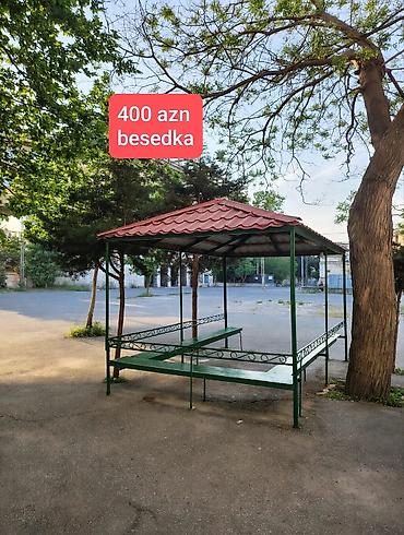 Besedka – 400 AZN - Material: metal karkas, dayanıqlı konstruksiya -