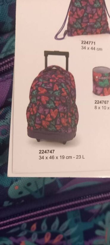 Məktəb çantaları: Təkərli məktəbli çantası+termo-çanta "Gabol" Brend: Gabol İstehsalçı — 3