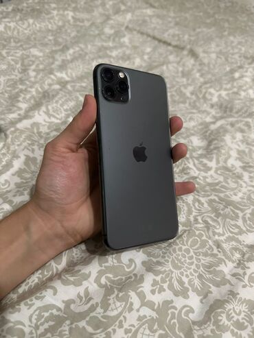 чехлы на айфон 7 8: IPhone 11 Pro Max, Колдонулган, 256 ГБ, Кара, Каптама, 82 %