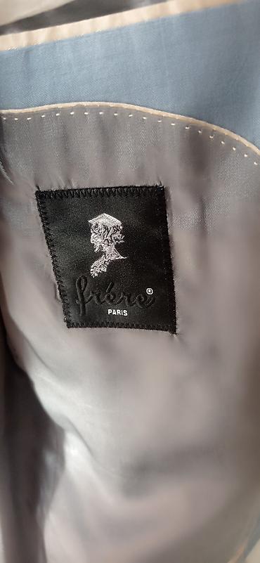 kətan kostyum: Kostyum, Demisezon, 7XL, rəng - Mavi — 3