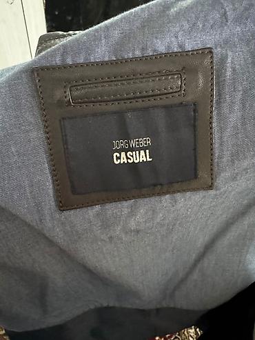 Куртки: Мужская кожаная куртка Jorg Weber Casual - Модель: классическая — 2