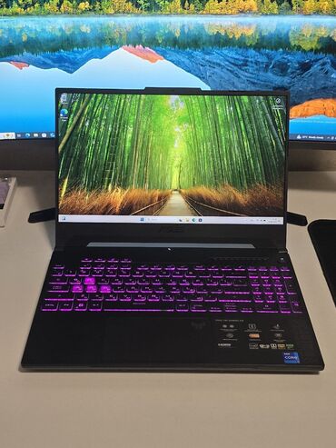 ноутбук asus tuf: Ноутбук, Asus, 16 ГБ ОЭТ, AMD Ryzen 7, 15.6 ", Колдонулган, Татаал эмес тапшырмалар үчүн, эс тутум SSD