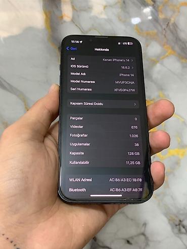 Apple iPhone: IPhone 14, 128 GB, Midnight -da lalafo.az — 11 Apple iPhone: IPhone 14, 128 GB, Midnight — 11