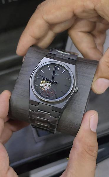 chopard qolbaq: Tissot kişi saatı – avtomatik mexanizmli, skeleton “open-heart” — 2
