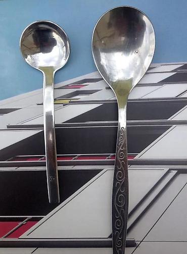Kompleti posuđa: SOLINGEN i NICRO Berndorf kašike za serviranje, cena za par. SOLINGEN — 10