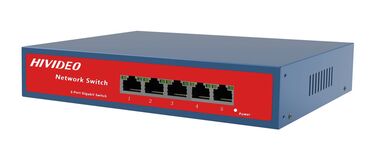 Видеонаблюдение: POE коммутатор #HiVideo HI-B04B POE коммутатор HiVideo HI-B04B на 4+2