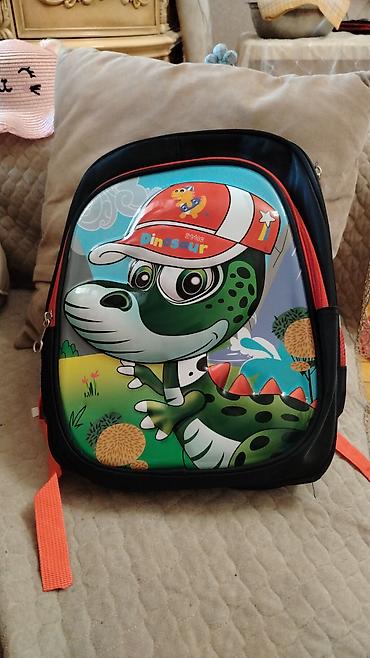 malta bolonka: Uşaq məktəb çantası – “Little Dinosaur” dizaynı - Ön hissədə parlaq — 1