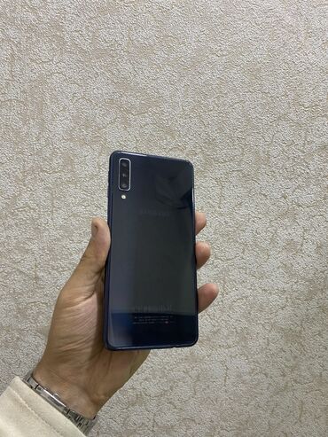 samsung s3650: Samsung Galaxy A7 2018, 64 GB, rəng - Qara