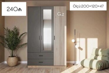 Çarpayılar: Açılan, 3 qapılı Düz dolab, Qarderob, paltar dolabı
