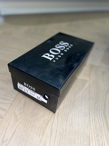 hugo: HUGO BOSS kişi krossovkaları - Brend: BOSS (Hugo Boss) - Rəng: Tünd — 4