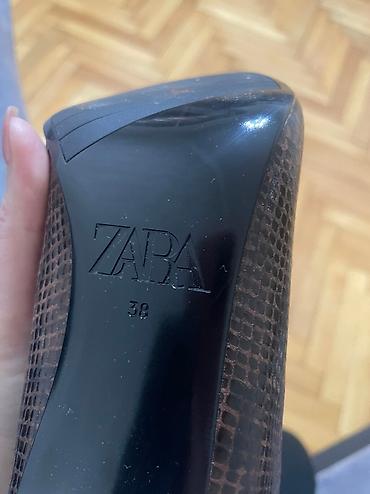 Сапоги: Ботфорты, Zara, Размер: 38, цвет - Коричневый, Новый — 3