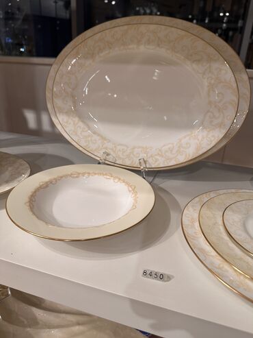 Nahar dəstləri və servizlər: Nahar dəsti, rəng - Sarı, Farfor, 12 nəfərlik, Yaponiya — 10