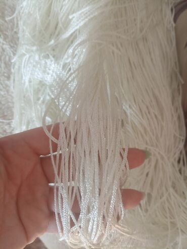 drzaci za draperije: Tanke i mrežaste zavese, 280 x 300 cm, bоја - Bela