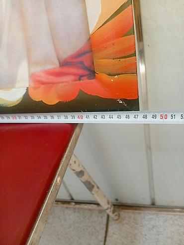 pambiq parca: Rəsm tablo – çərçivəli reproduksiya - Mövzu: Ağ parçalar üzərində — 4