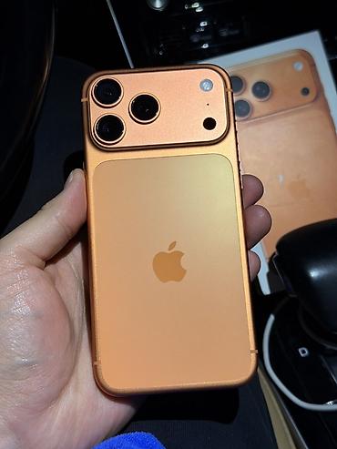 IPhone 17 Pro Max, Б/у, 256 ГБ, Оранжевый, Коробка, 91 %
