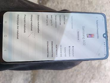 nokia 8800 carbon arte: Samsung Galaxy A32, 128 GB, rəng - Bej, Sensor, Barmaq izi, İki sim kartlı — 2