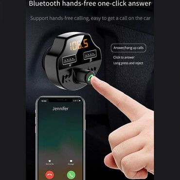 Audio oprema za auto: Vrhunski fm transmiter sa bluetoothom novo, novo! ! ! Povoljno — 4