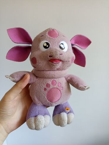 домашняя качеля: Музыкальная игрушка Лунтик