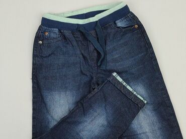 spodenki jeansowe mom fit: Jeans, 9 years, 128/134, condition - Very good