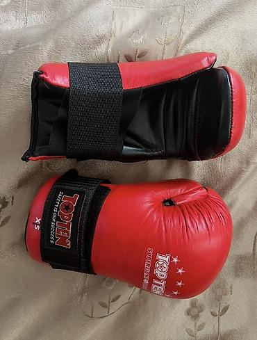 Boks aparatları: Kickboks/Karate/Taekwondo üçün tam qoruyucu dəst(3-4 dəfə istifadə — 3