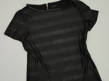 czarne bluzki z tiulowymi rękawami: Bluzka Damska, Mohito, M, stan - Idealny