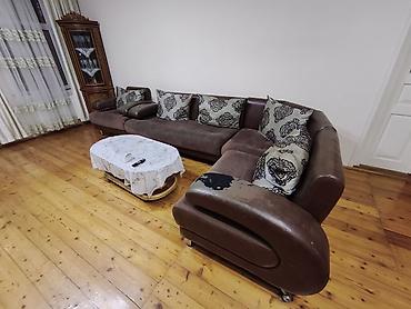 ucuz divan: Divan və kreslo desti 2.10 *2.80 ölçü künc divan 105 ölçü kreslo - — 3
