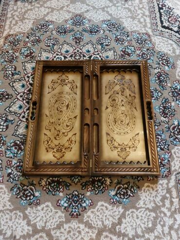 Nərdlər: Nərd Nerd Nərd Nerd taxta Qoz ağacından hazırlanmış əl işi olan — 2