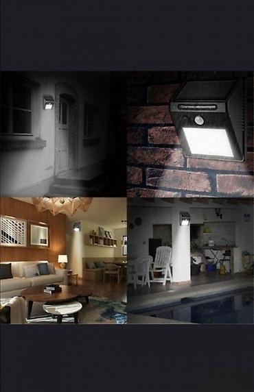 forma ideale ormari za terasu: Solarna vodootporna samopunjiva lampa 12W PIR senzor. Funkcije — 2