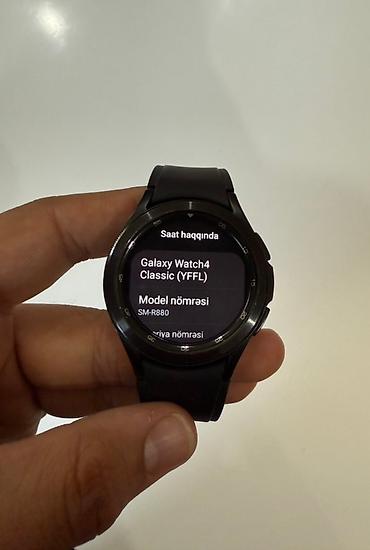 Мобильные телефоны и аксессуары: Б/у, Смарт-часы, Samsung, цвет - Черный — 4