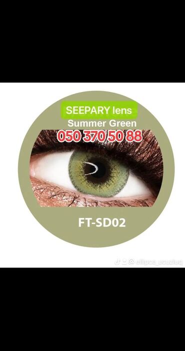 Digər: Lens linza koreya istehsalı olan linza +qab rəngli kosmetik linza — 19