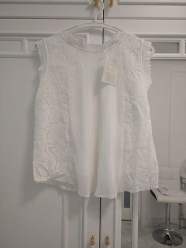 белые гипюровые блузки: Блузка, Вечерняя, Гипюр