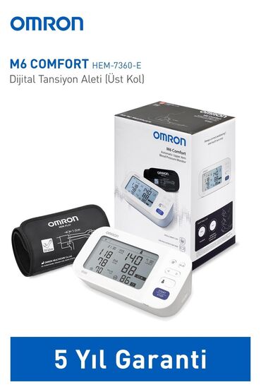 Медицинское оборудование: Omron M6 Comfort
təzyiq ölçən tonometr