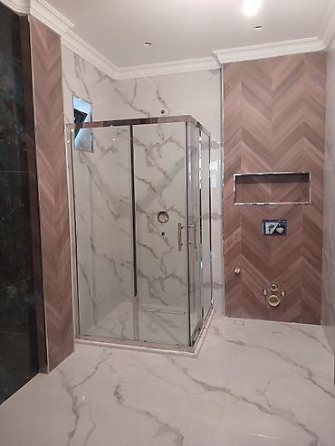 Duş kabinaları, arakəsmələr: Yeni Arakəsmə, Künc üçün, Ödənişli çatdırılma — 21