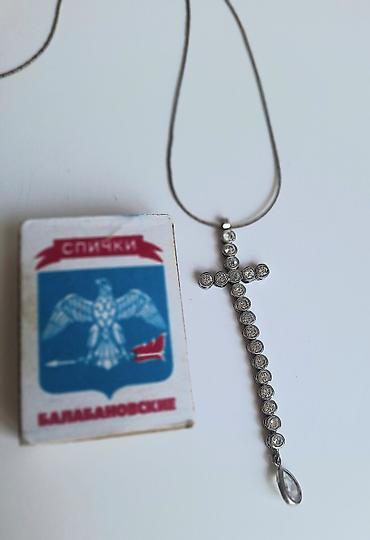 сваровский: Кулон, Камни Сваровски, Унисекс, Новый, Форма: Крестик — 3