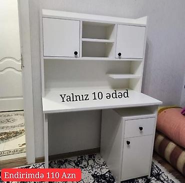 armud pufik: Kompüter masası, Yeni, Açılmayan, Laminat, Dördbucaq masa — 1