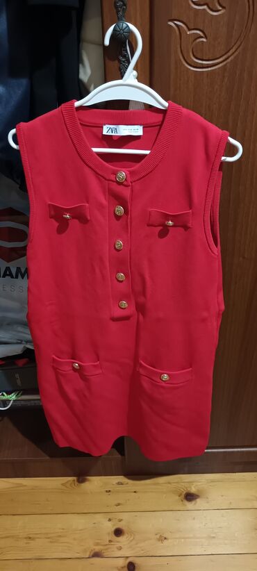 Jilet, Zara, S (EU 36), rəng - Qırmızı