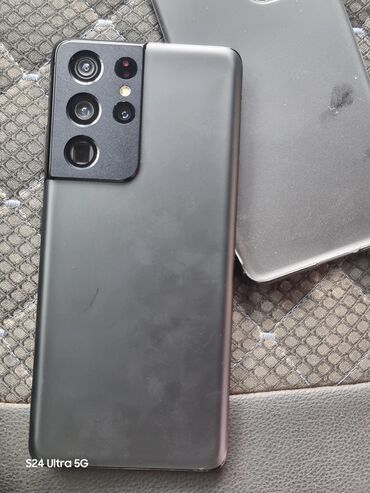 Avtoelektronika: Samsung Galaxy S21 Ultra 5G, rəng - Qara, İki sim kartlı