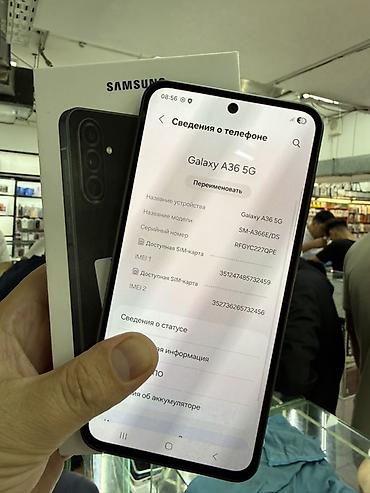 самсунк а 35: Samsung Galaxy A36 5G (модель SM-A366E/DS) - Поддержка 5G, две — 2