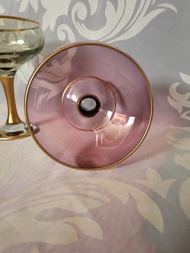 Čaše: Case nove,vintaz za dvoje za poslastice. Case u dve boje,komplet — 12