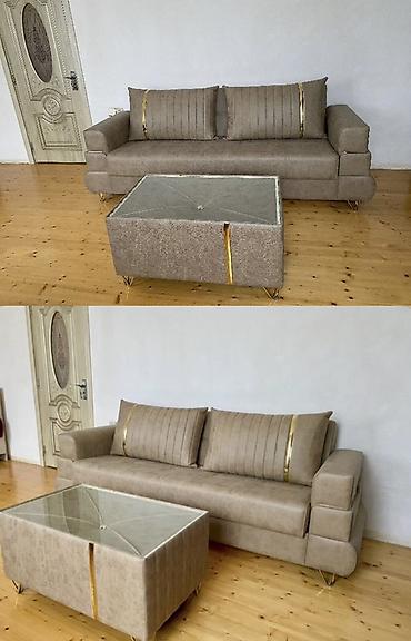 2ci əl kunc divan: Divan-kravat, Yeni, Açılan, Bazalı — 1