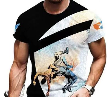 Футболки: Мужская футболка ( Wrestling) 
Размеры :2xl,3xl 
 🌿